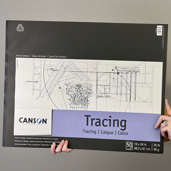 Canson Foundation Tracing Paper Pad 19x24